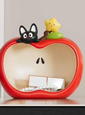 创意苹果摆件客厅收纳电视柜摆件