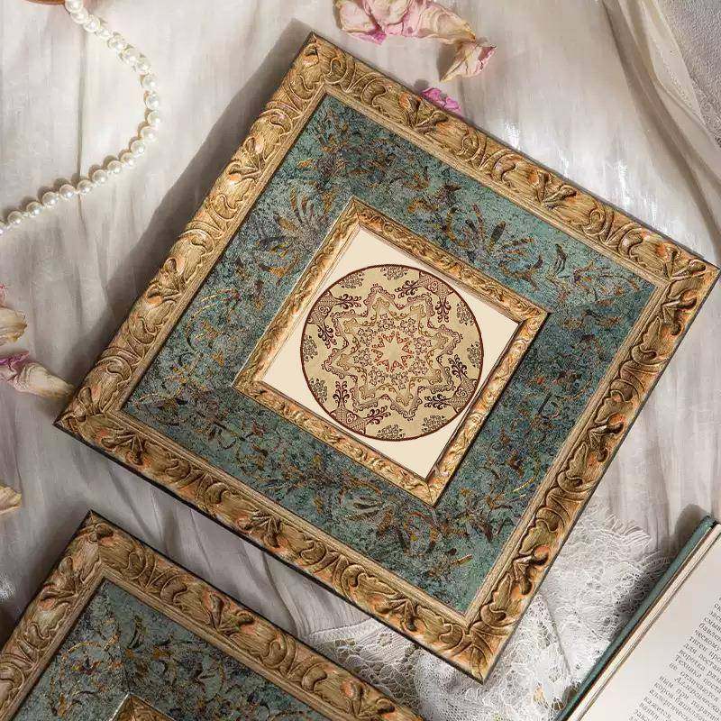 G12298-2框式做旧款复古实木尺印花油画空框装饰相框可变化寸裱自,淘宝优惠券,粉丝福利购,淘宝优惠卷