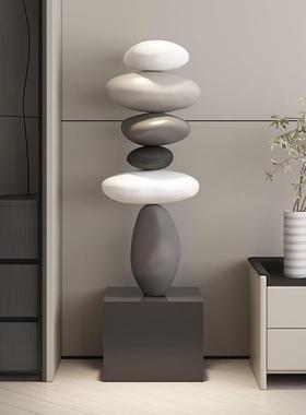 高档来运时转大型落摆件客厅RIF沙发电视柜旁家居地饰品意乔迁礼