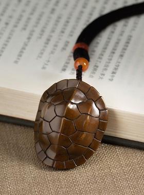 富甲下龟壳手件男士USA随身把玩古把天玩文玩铜乌龟摆铜件现代装