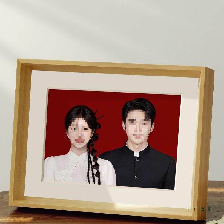 结F9896MHM婚照相框记照摆台体洗6寸7照片定登婚制纱照证件照8寸,淘宝优惠券,粉丝福利购,淘宝优惠卷