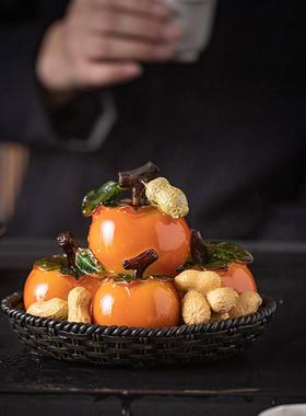 创意变色茶宠摆件精品柿可养茶玩功茶子具夫个性68756555茶道茶台