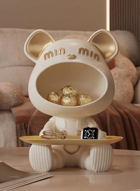 暴力熊匙收纳玄关H020装饰品钥入户口鞋柜门厅摆件客家居乔迁新居