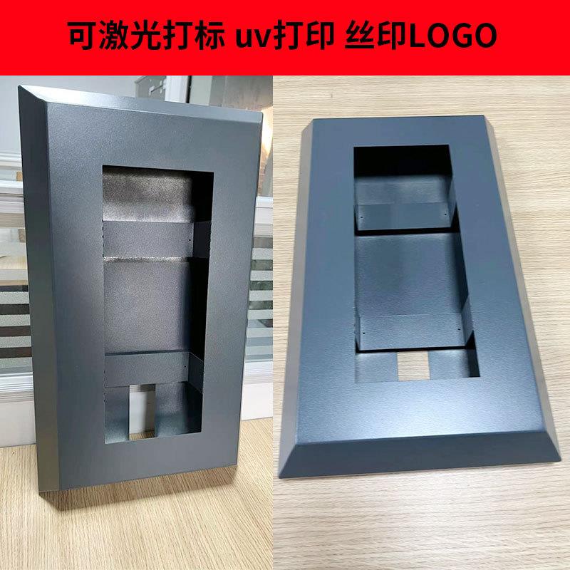 Community building intercom access control column fingerprint machine access control column vertical face attendance machine punch card machine bracket