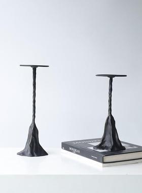 北简约现店代轻奢几何艺术烛摆件样BJ0095欧板间酒餐厅客厅桌面装