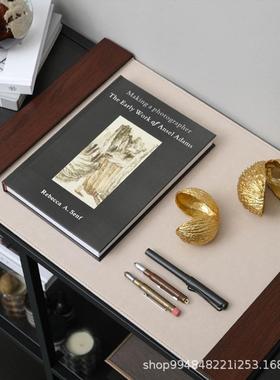 书房书间法主题装字饰摆件书桌办公写字板皮质写板桌桌垫样板售楼