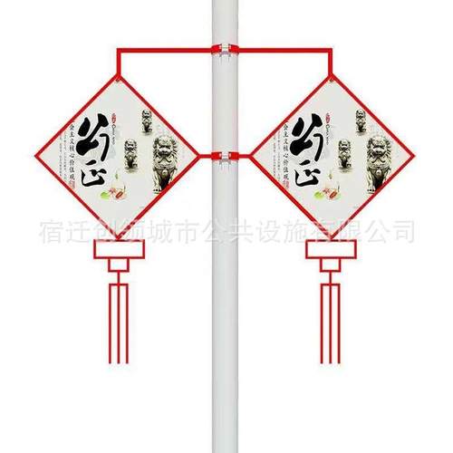 社区发光路灯杆灯箱DX-112小区发光路灯杆灯箱制造商 - 图1