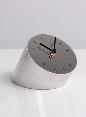 轻奢面日晷时钟房售楼部卧样室儿童房床头柜书镜桌KZB台板钟摆件
