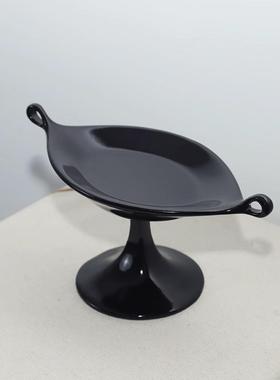 诧寂风中古黑色双耳桌树脂几盘轻风奢高级感客厅茶面摆DTH件样板