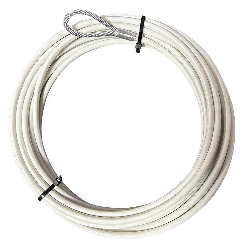 厂家直供热镀锌包塑钢丝安绳网球拉线全绳8场防锈包胶丝绳钢现货,淘宝优惠券,粉丝福利购,淘宝优惠卷