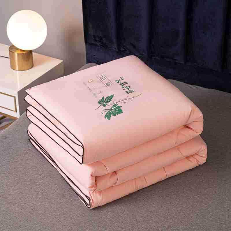 艾草凉水洗棉夏空调春冬被大秋豆22A纤维礼品被棉被薄被子加厚宿,淘宝优惠券,粉丝福利购,淘宝优惠卷