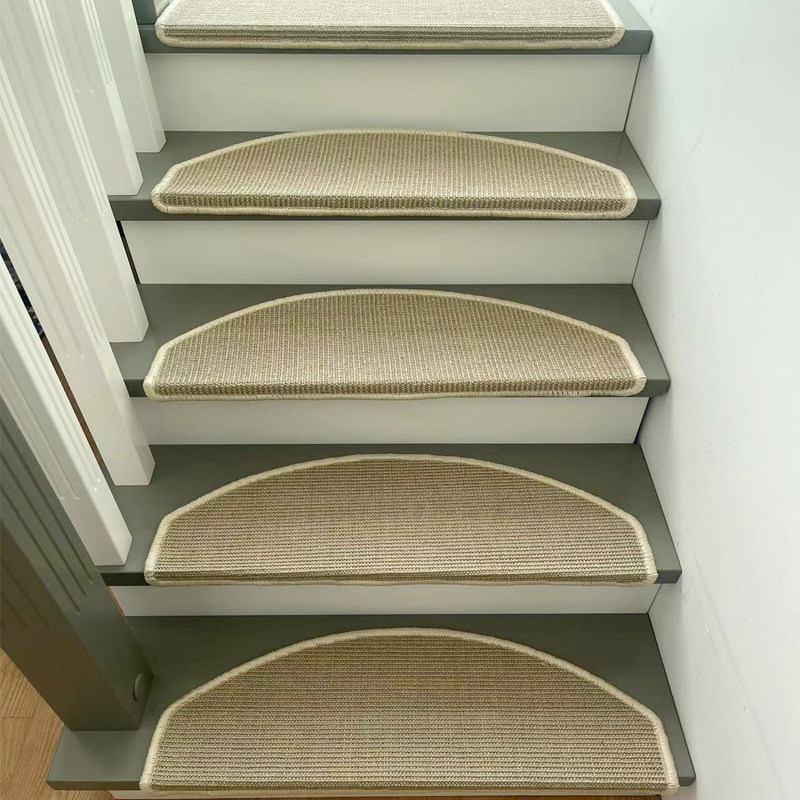 家用天然剑麻楼梯地毯踏步垫免胶自粘防滑满铺定制 - 图1