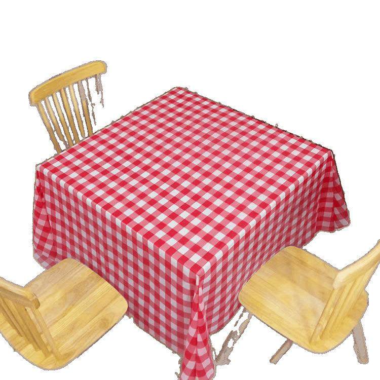 张商用次FTZ性桌台布红格子方一圆桌店可用饭店酒特布厚塑料防水,淘宝优惠券,粉丝福利购,淘宝优惠卷