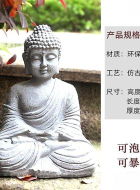 装饰品橱园窗玄摆件佛造像禅AL102022意摆件流佛像关家居景艺花园