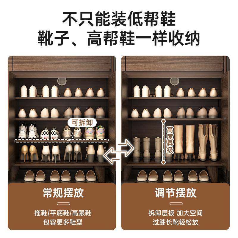 鞋柜用家门口室0内实木框玄关柜225新款入鞋户门厅收纳柜子GAO简,淘宝优惠券,粉丝福利购,淘宝优惠卷