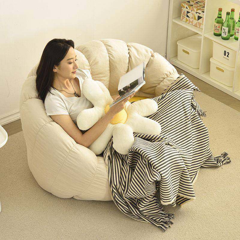 懒人沙发豆袋家用卧室可躺可睡网红阳台休闲躺椅卧室榻榻米小沙发,淘宝优惠券,粉丝福利购,淘宝优惠卷