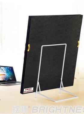 摆师大画框摆件展示架艺托牌底座瓷盘支术照BS-5#片匾摆放字画架