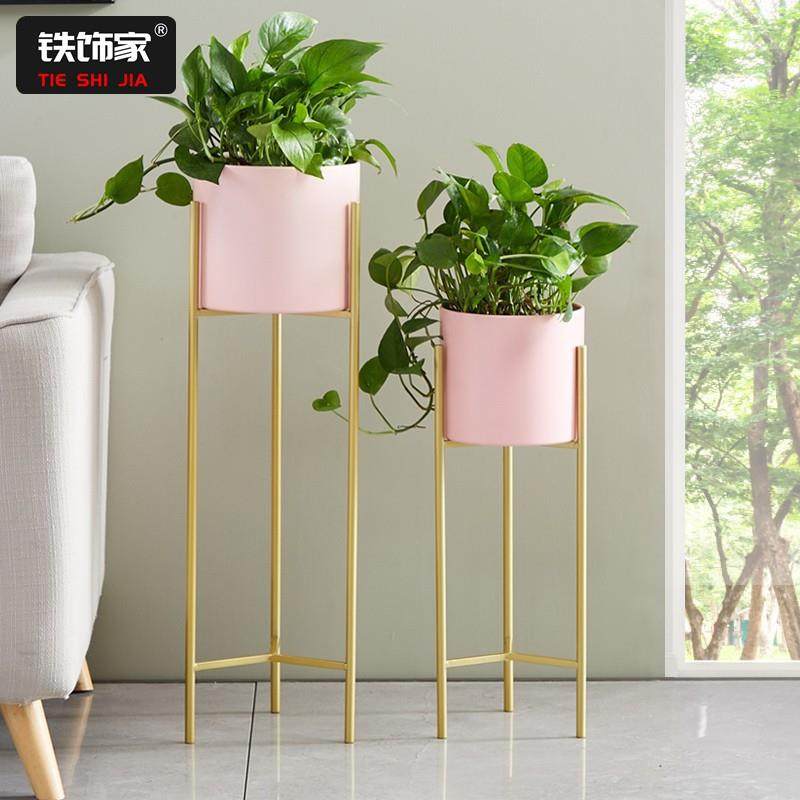 花架北欧室内家用阳台装饰置物架子铁艺客厅简约花盆植物挂架绿萝,淘宝优惠券,粉丝福利购,淘宝优惠卷