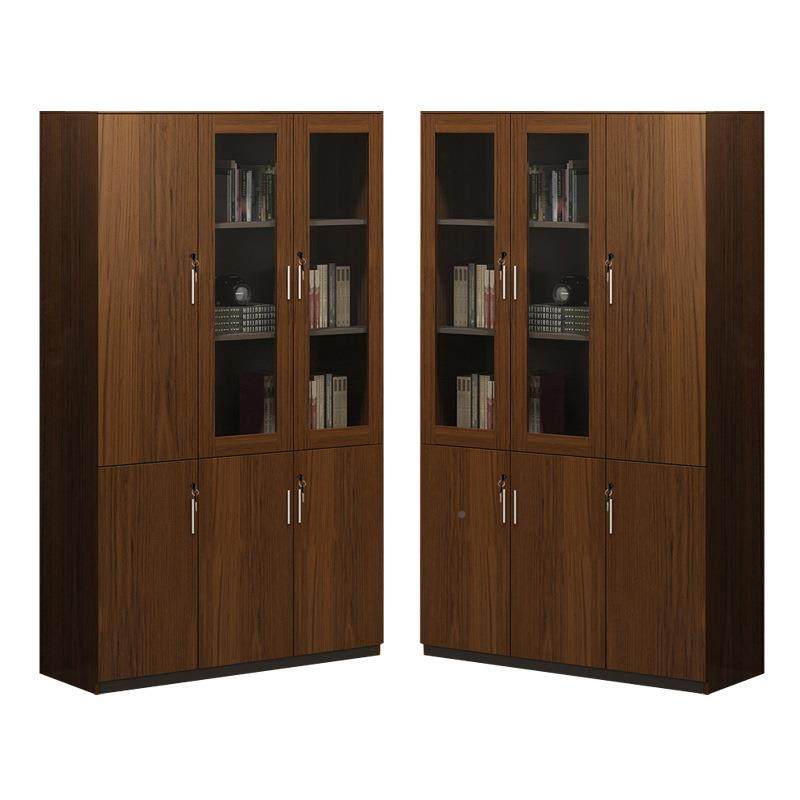 文件带柜木质锁板式家具办公璃柜带玻书柜收储物资料柜文件LWC柜,淘宝优惠券,粉丝福利购,淘宝优惠卷