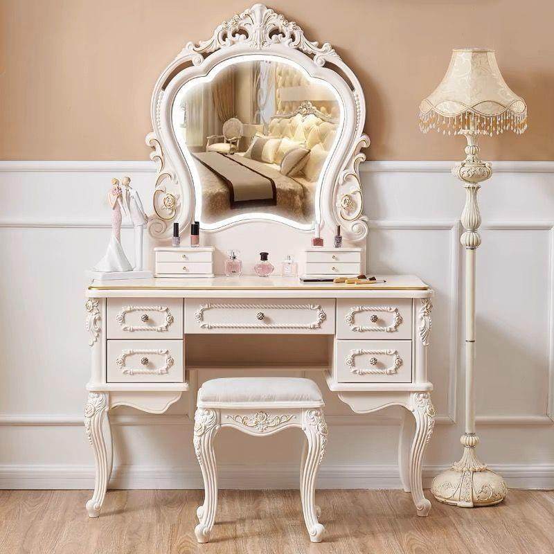 欧式梳妆台主卧室桌化妆网红实木公高档CXG次收主风纳柜,淘宝优惠券,粉丝福利购,淘宝优惠卷