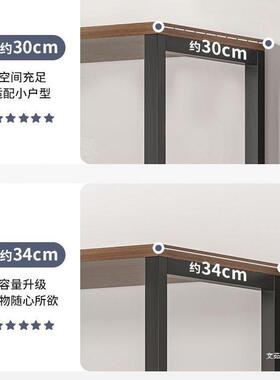 置物架落地多层收纳储物书架办公室桌边架子出租屋简易货架杂物架