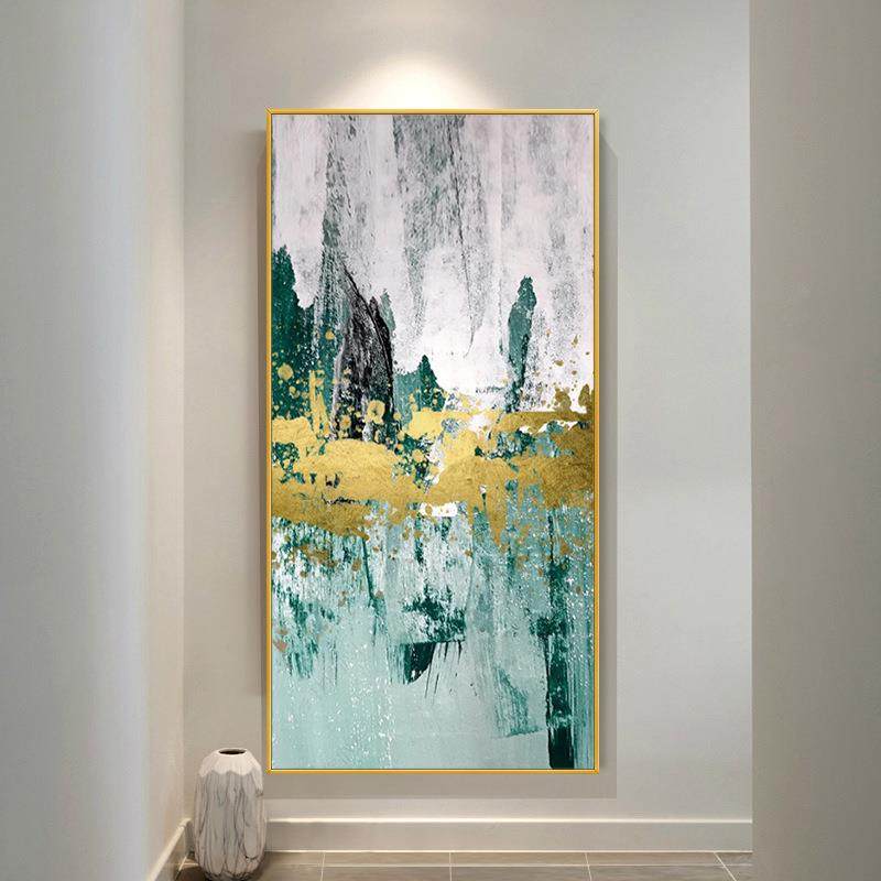 油画手绘新中式玄关金箔抽象黑白山脉装饰画客厅沙发背景走廊挂画,淘宝优惠券,粉丝福利购,淘宝优惠卷