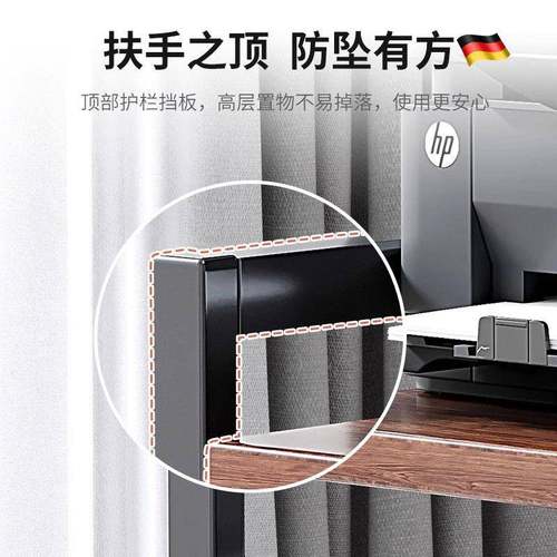 德国打印F996S95J机置物架地办公多层室收纳铁艺托整理柜工位落电 - 图1