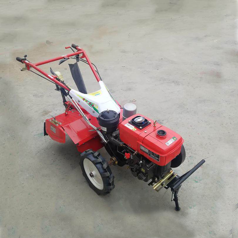 Diesel-driven micro-tillage hard land reclamation orchard greenhouse four-till COE machine microcomputer self-propelled rotary small soil loosening machine