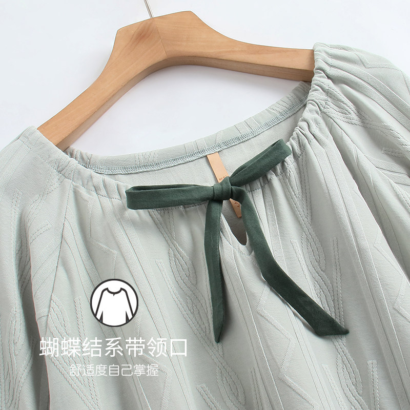 家乐芬睡裙女士睡衣春秋季秋款纯棉长袖长款连衣裙子夏款薄款大码,淘宝优惠券,粉丝福利购,淘宝优惠卷