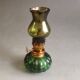 Antiques and miscellaneous collections, antique small glazed oil lamps, home furnishings and old objects, two options to choose from