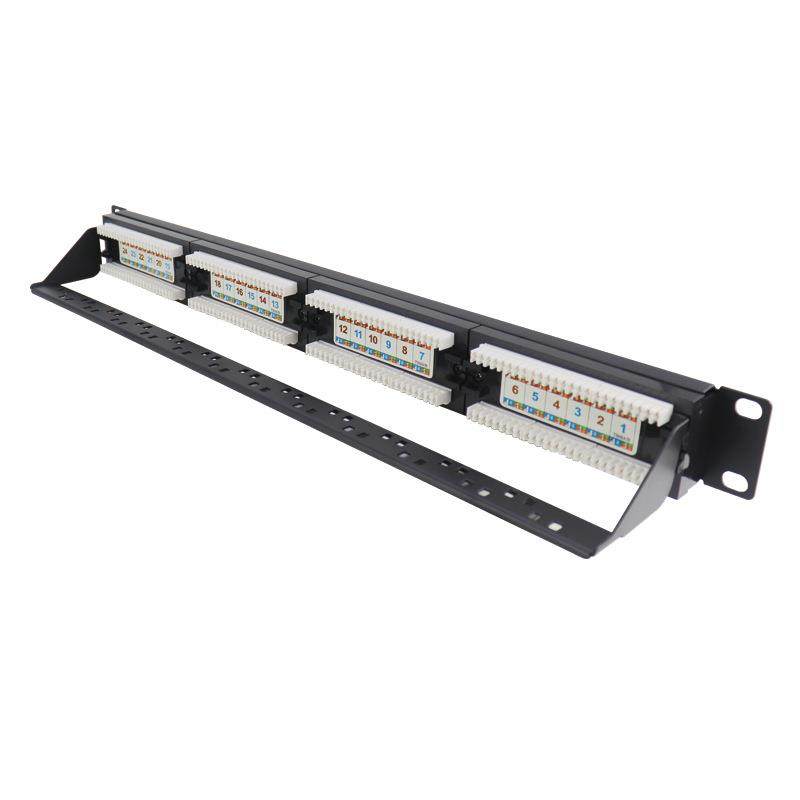 能事通YP6A2481网络配线架19寸超六类非屏蔽24口配线架CAT6A满配,淘宝优惠券,粉丝福利购,淘宝优惠卷