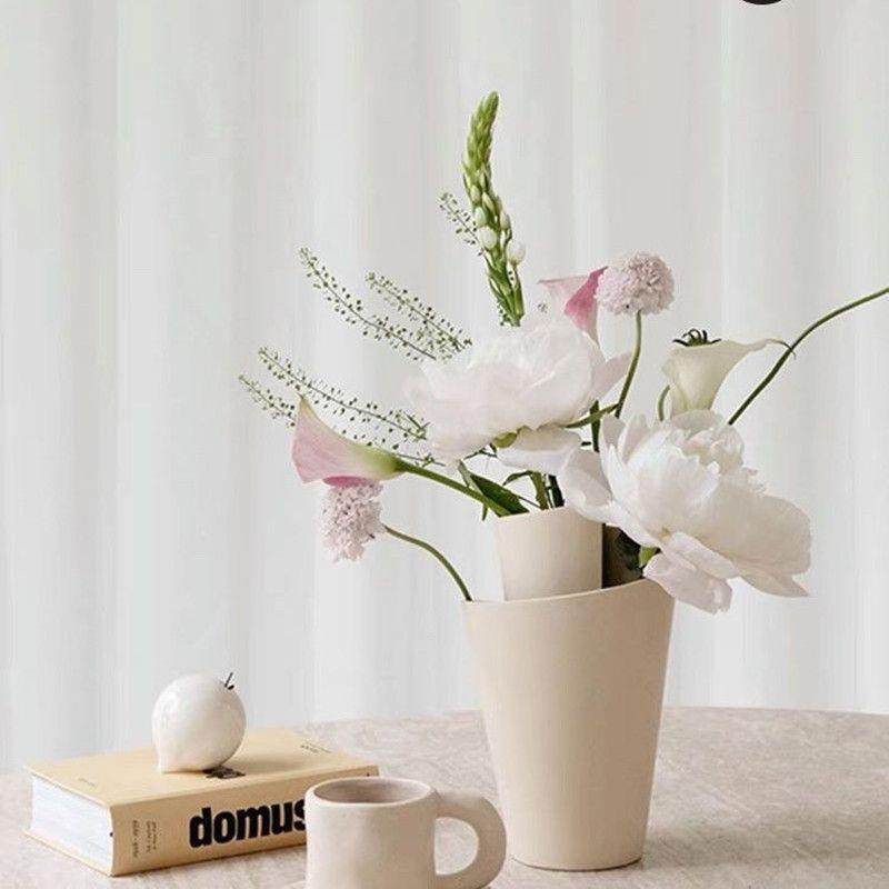 北欧简约树脂家用花瓶客厅餐厅花插鲜花花器卧室摆件专用花店花桶,淘宝优惠券,粉丝福利购,淘宝优惠卷