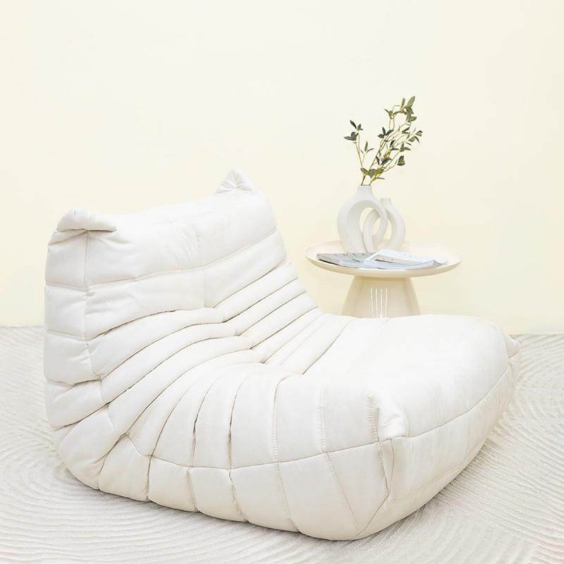 懒人沙发togo毛毛虫沙发轻奢简约网红创意椅子麂皮绒写意空间躺椅,淘宝优惠券,粉丝福利购,淘宝优惠卷