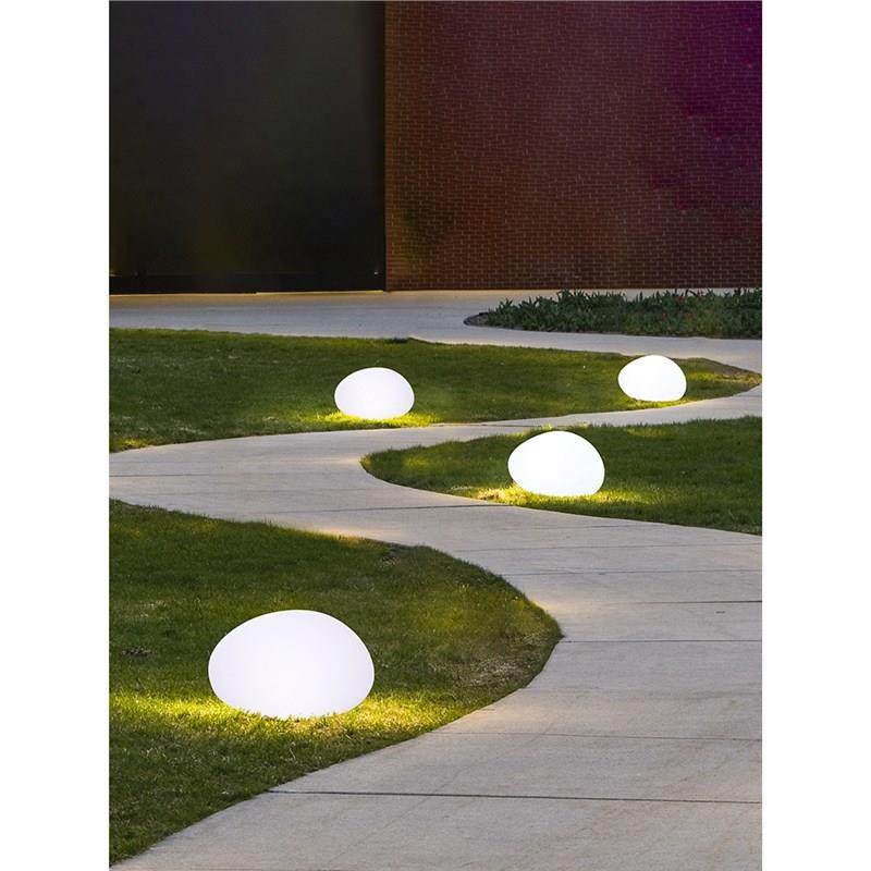 太阳能发光真石头灯户外防水庭院草坪地插灯景观鹅卵石灯造景灯,淘宝优惠券,粉丝福利购,淘宝优惠卷