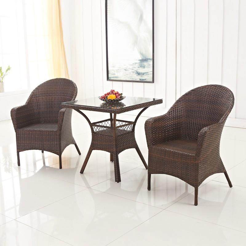 户外休闲藤椅茶几组合室外庭院花园酒店餐厅阳台防水防晒方桌藤椅,淘宝优惠券,粉丝福利购,淘宝优惠卷
