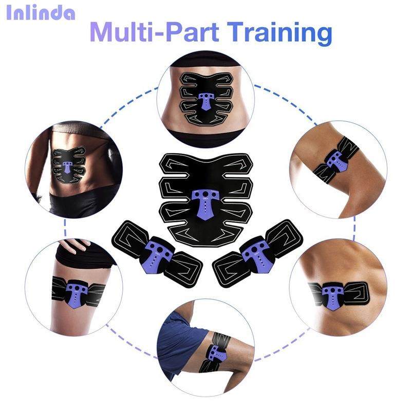 外贸家用腹肌贴智能健腹器懒人健身仪脉冲健腹器按摩仪,淘宝优惠券,粉丝福利购,淘宝优惠卷