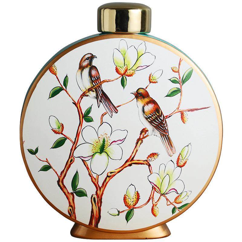 家居饰品插花陶瓷花瓶摆件简约美式轻奢现代客厅台面装饰品摆设,淘宝优惠券,粉丝福利购,淘宝优惠卷