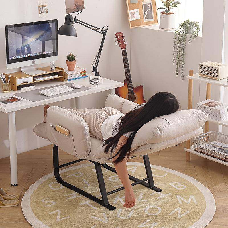 家用折叠躺椅休闲可躺懒人沙发阳台午休椅办公靠背椅久坐电脑椅子,淘宝优惠券,粉丝福利购,淘宝优惠卷