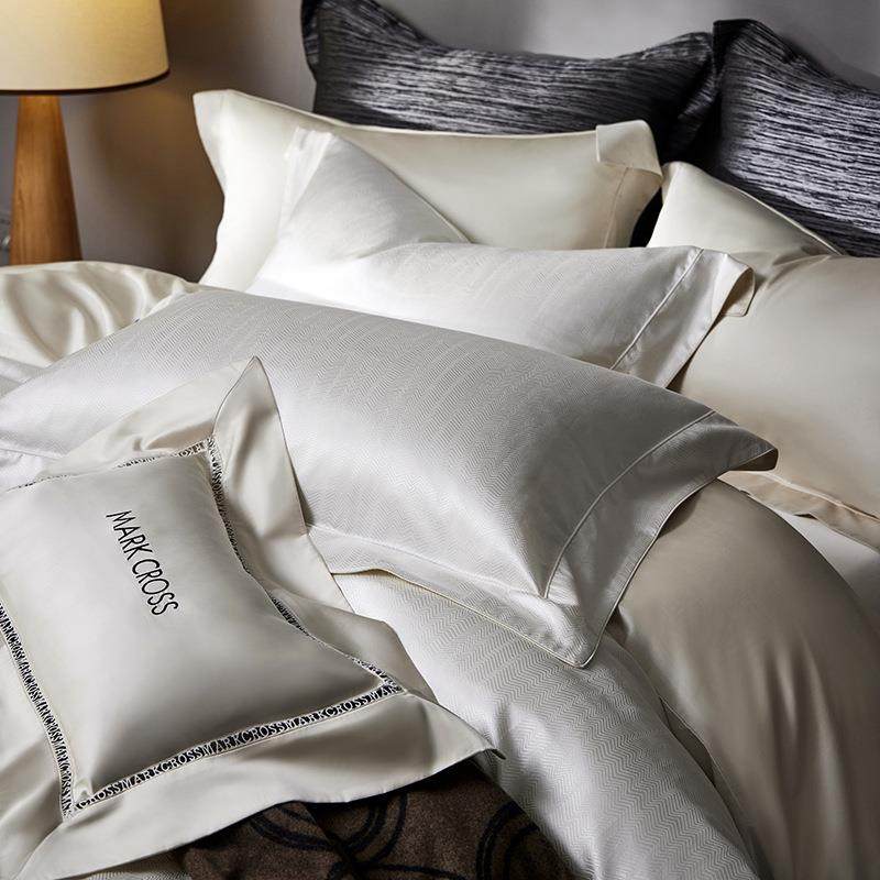 顶奢真丝长绒棉四件套匹马棉桑蚕丝高端纯色床单裸睡被套床上用品,淘宝优惠券,粉丝福利购,淘宝优惠卷