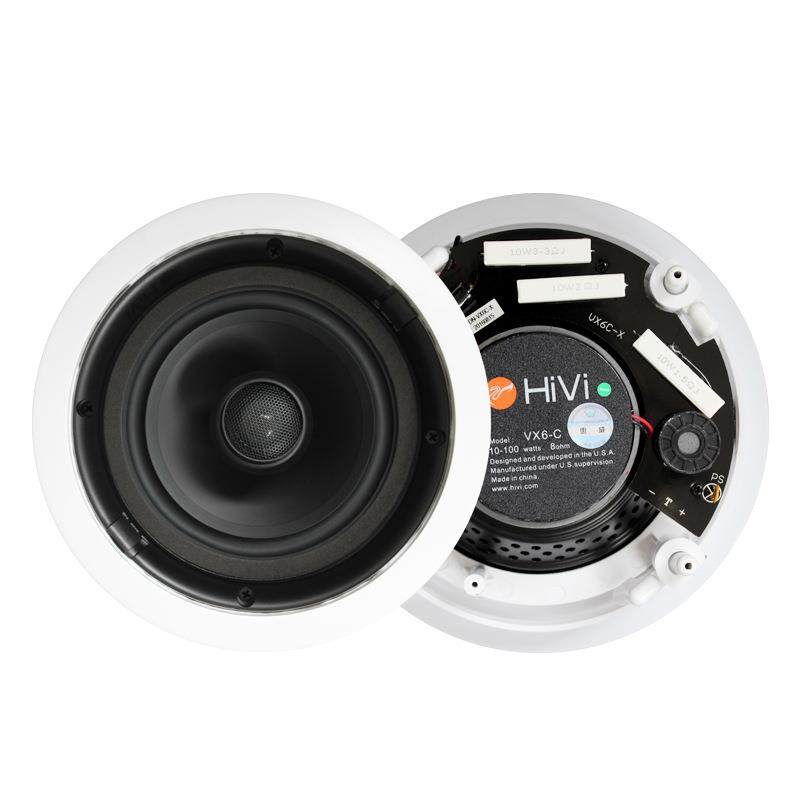 SWAN/惠威VX6-C定阻同轴吸顶喇叭环绕立体声背景音乐吊顶音箱套装,淘宝优惠券,粉丝福利购,淘宝优惠卷