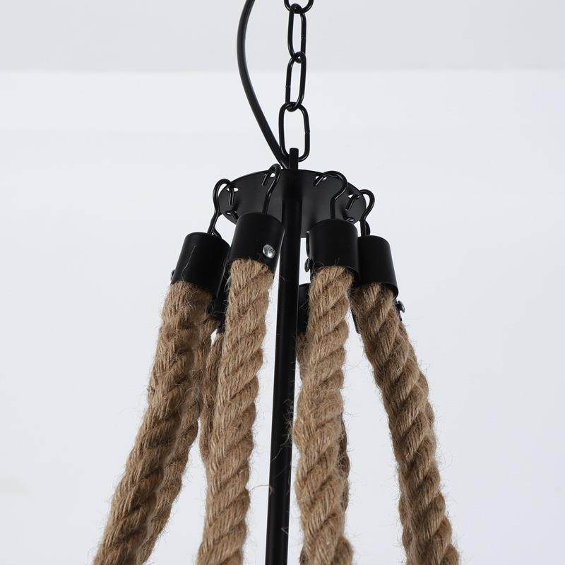 工风八咖头MSTY8116麻绳吊灯复客厅业餐厅啡古厅创意轻奢装饰创意,淘宝优惠券,粉丝福利购,淘宝优惠卷