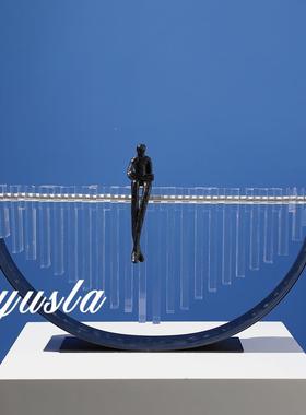 简约客厅视柜摆酒柜件家居样板房间电关柜JWN酒店别墅餐厅玄软装