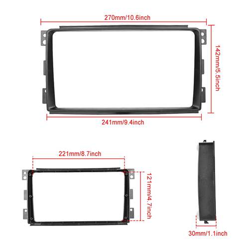 适用奔驰9寸Smart05-10大屏车载Carplay安卓导航汽车中控一体机 - 图2