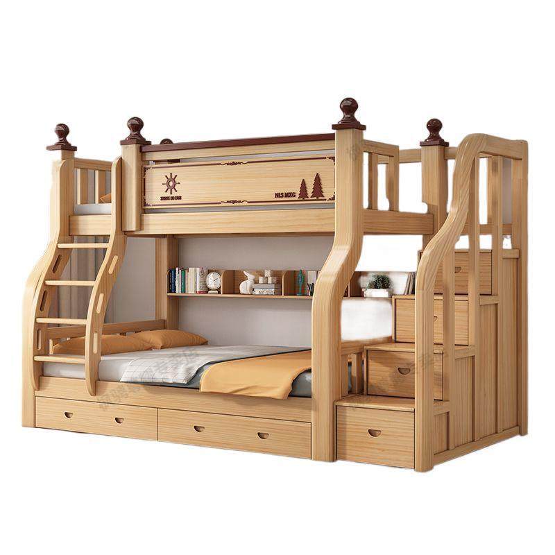 全实木上下床双层床高低床大人多功能组合小户型儿童上下铺子母床,淘宝优惠券,粉丝福利购,淘宝优惠卷