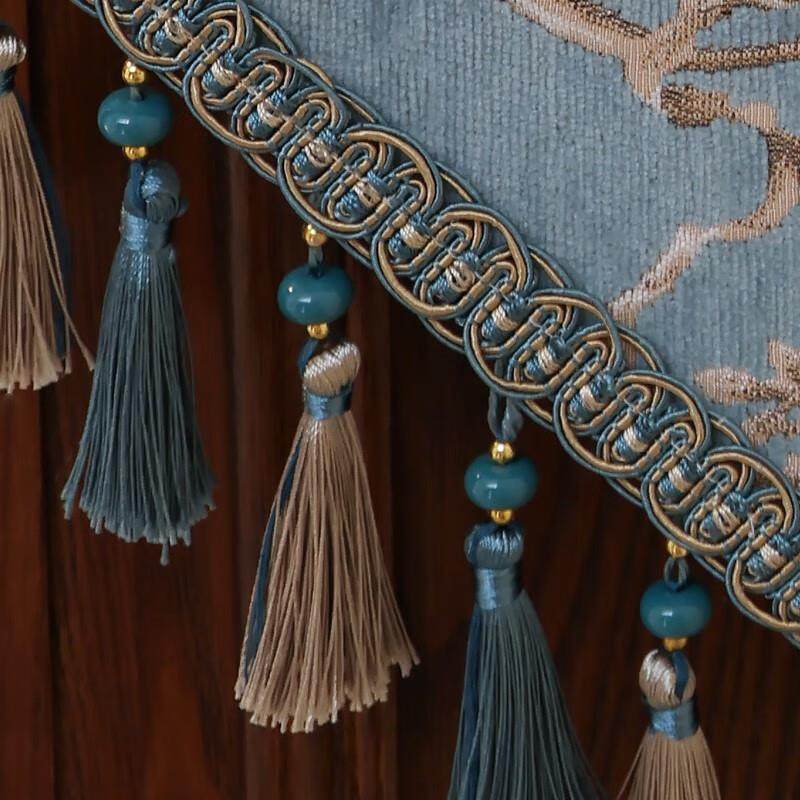 欧式桌旗轻奢高端美式布艺中间长条茶几餐桌旗布高级感五斗柜盖布,淘宝优惠券,粉丝福利购,淘宝优惠卷