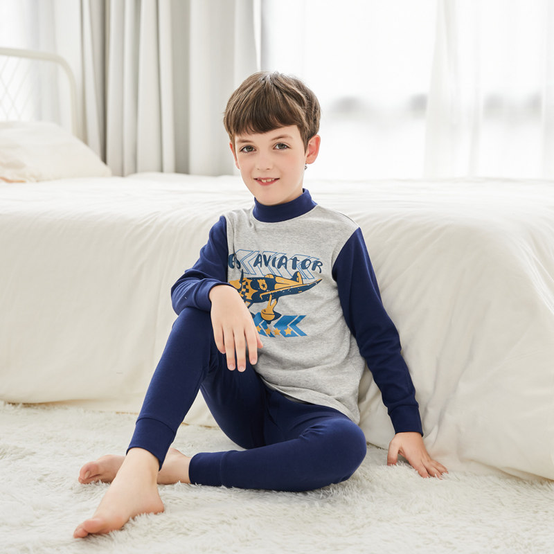 男童秋衣秋裤纯棉套装中领大童内衣睡衣全棉毛衫保暖中大童秋冬季,淘宝优惠券,粉丝福利购,淘宝优惠卷