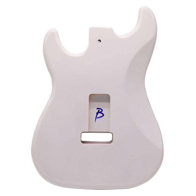 杨木琴体白色琴桶电吉他琴身亮光吉他组装改装吉他乐器配件,淘宝优惠券,粉丝福利购,淘宝优惠卷