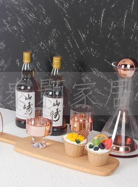 简酒具套装样约房装间售JJ楼处软酒吧酒柜仿真山崎板威士忌假酒道