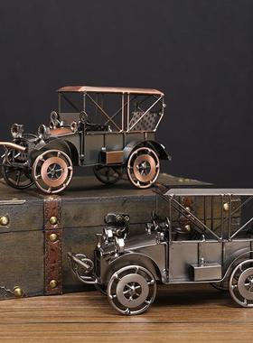 艺复古老爷车摆7123N件客业厅视柜酒柜工风电汽车模型装饰摆设创