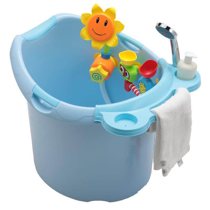 婴儿浴盆宝宝洗澡盆沐浴桶加厚可坐洗澡桶新生儿用品儿童浴桶大号,淘宝优惠券,粉丝福利购,淘宝优惠卷